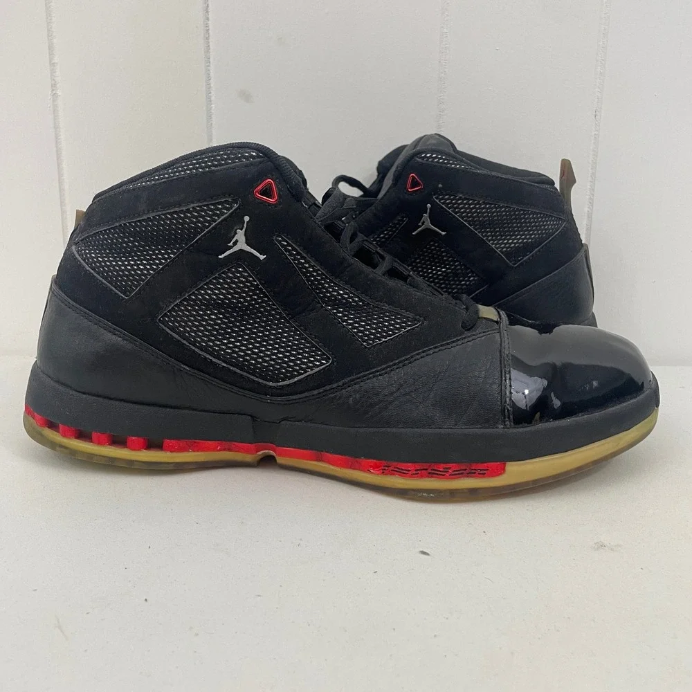 Air Jordan XVI 16 OG Black Varsity Red 2001 136059-061 Men's Size 10.5 NO BOX
